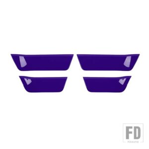 フォード ABS ドア収納ボックスコンパートメントパネル装飾カバーステッカー F150 2021 2022 インテリアアクセサリー - PURPLE
