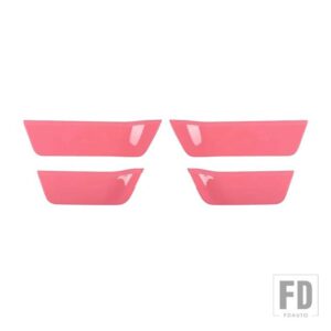 フォード ABS ドア収納ボックスコンパートメントパネル装飾カバーステッカー F150 2021 2022 インテリアアクセサリー - Pink