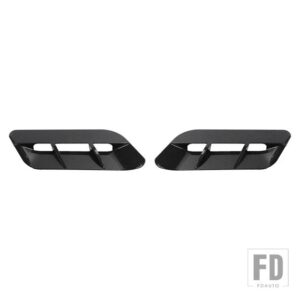 ボンネットエンジンエアインレットアウトレット装飾カバーダッジチャレンジャー 2015-24 2025 - carbon fiber grain