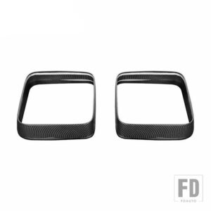 ジープ テールライトテールライトランプ装飾カバーラングラー JL 2018 2019 2021 2020-24 2025 - B1 carbon fiber