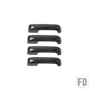 フォード 車外装ドアハンドル装飾シェルカバー F150 2015-20 カーアクセサリー - B carbon fiber