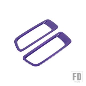 ジープ エンジンフードエアアウトレットベント装飾カバーラングラー JL グラディエーター JT 2018-24 2025 - PURPLE