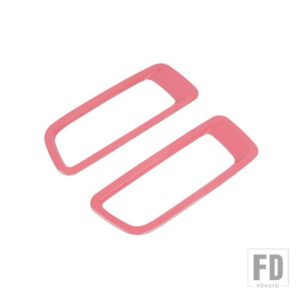 ジープ エンジンフードエアアウトレットベント装飾カバーラングラー JL グラディエーター JT 2018-24 2025 - Pink