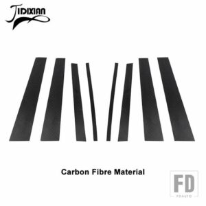 ジープ 窓柱ポスト DECORAITON デカールステッカーグランドチェロキー 2022 2023 2024 アップ外装アクセサリー - carbon fiber sticker