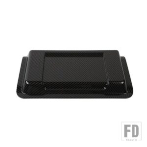 ジープ エンジンフードエアインレットベント装飾カバー ラングラー JL グラディエーター JT 2018-24 アップ用 - Black