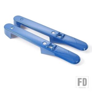 ジープ ABS 車内ドアハンドル装飾カバートリムラングラー JK 2007 2008 2009 2010 カーアクセサリー - blue 2 door