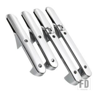 ジープ ABS 車内ドアハンドル装飾カバートリムラングラー JK 2007 2008 2009 2010 カーアクセサリー - CHROME 4 door