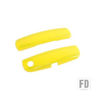 車アウタードアハンドル装飾カバーダッジチャレンジャー 2012-24 - Yellow