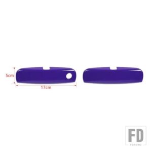 車アウタードアハンドル装飾カバーダッジチャレンジャー 2012-24 - PURPLE