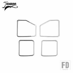フォード ABS ドアスピーカースピーカー装飾カバー F150 2015-20 インテリアアクセサリー - Chrome