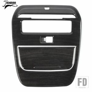 フォード 車読書灯ランプ装飾パネルステッカーカバー F150 2021-24 アップインテリアアクセサリー - Black Wood Grain
