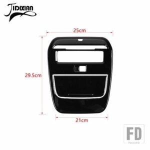 フォード 車読書灯ランプ装飾パネルステッカーカバー F150 2021-24 アップインテリアアクセサリー - Black