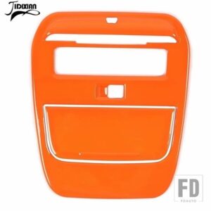 フォード 車読書灯ランプ装飾パネルステッカーカバー F150 2021-24 アップインテリアアクセサリー - Orange
