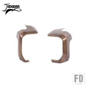 シボレー センターコンソールサイド空調ベントアウトレット装飾カバーシルバラード 2022 2023 2024 2025 - Wood Grain