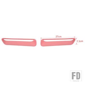 エンジンフードエアフローインテークベント装飾カバーダッジチャレンジャー 2015-24 アップ - Pink
