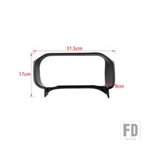 フォード ブロンコ 2021-24 ダッシュボード計器パネル装飾フレームカバーインテリアアクセサリー - Black