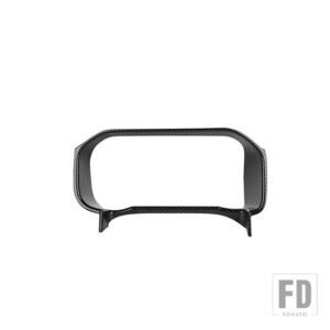 フォード ブロンコ 2021-24 ダッシュボード計器パネル装飾フレームカバーインテリアアクセサリー - carbon fiber grain