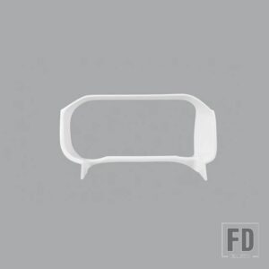 フォード ブロンコ 2021-24 ダッシュボード計器パネル装飾フレームカバーインテリアアクセサリー - White