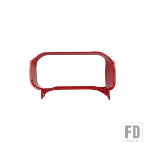 フォード ブロンコ 2021-24 ダッシュボード計器パネル装飾フレームカバーインテリアアクセサリー - Red