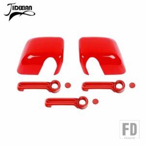 ジープ バックミラードアハンドル装飾カバーラングラー JK 2007-17 - 2 door red