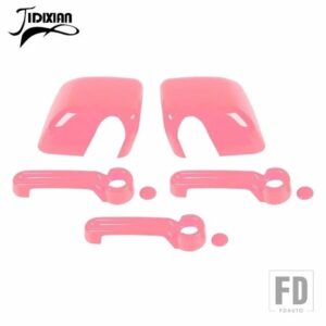 ジープ バックミラードアハンドル装飾カバーラングラー JK 2007-17 - 2 door pink