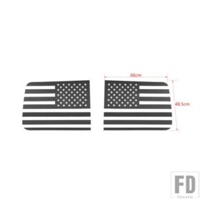 フォード リアウィンドウ装飾デカールカバーステッカー F150 2009-14 車外装アクセサリー - carbon fiber sticker