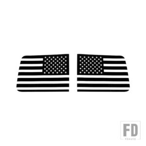 フォード リアウィンドウ装飾デカールカバーステッカー F150 2009-14 車外装アクセサリー - PVC black