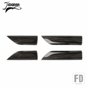 シボレー ドアインナーパネル装飾カバーシルバラード GMC シエラ 2019-22 インテリアアクセサリー - Black Wood Grain