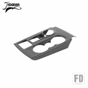 フォード ABS ギアシフトカップホルダーパネル装飾カバーブロンコスポーツ 2021-24 アップインテリアアクセサリー - carbon fiber grain