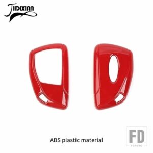 サバーバン用 タホ用 シルバラード用 ユーコン用 シエラ用 2020 コロラド用 2023 キーケース装飾シェルカバー - Red