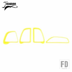 ダッジチャレンジャー 2015-24 カーエアコンベントアウトレット装飾カバー - Yellow