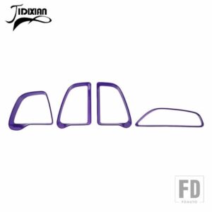 ダッジチャレンジャー 2015-24 カーエアコンベントアウトレット装飾カバー - PURPLE