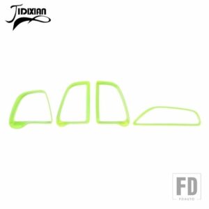 ダッジチャレンジャー 2015-24 カーエアコンベントアウトレット装飾カバー - light green