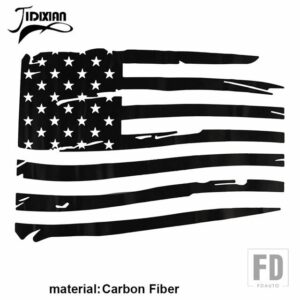 シボレー リアフロントガラス窓ガラス装飾デカールステッカーコロラド 2014 GMC キャニオン 2014-2022 - Carbon fiber 1 pcs