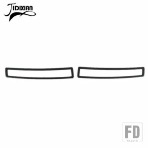 フロントガラス空調ベントアウトレット装飾カバーダッジチャレンジャー 2009-14 - Back carbon fiber
