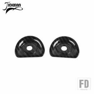 ドアロックボルトピンリフト装飾カバーダッジチャレンジャー 2009-14 アクセサリー - Back carbon fiber