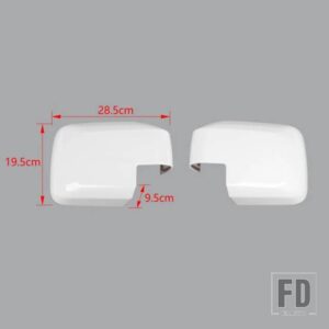 フォード リアビューバックミラーシェル装飾カバーブロンコ 2021-24 アップ外装アクセサリー - WHITE