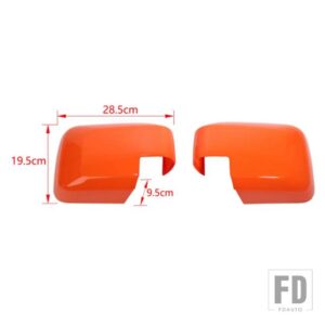 フォード リアビューバックミラーシェル装飾カバーブロンコ 2021-24 アップ外装アクセサリー - Orange