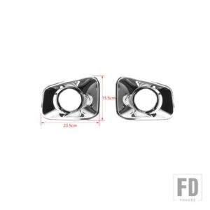 スズキ ランプフードフロントフォグライトランプ装飾カバー ジムニー 2019-24 アップアクセサリー - Chrome