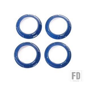 ジープ 車内空調アウトレットベント装飾カバーラングラー JK 2011-17用 - Blue