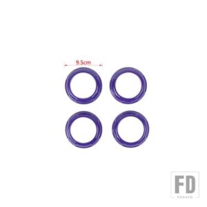 ジープ 車内空調アウトレットベント装飾カバーラングラー JK 2011-17用 - PURPLE