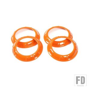 ジープ 車内空調アウトレットベント装飾カバーラングラー JK 2011-17用 - Orange