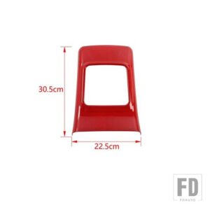 フォード ブロンコ 2021-24 車後列シート窓スイッチパネル装飾カバーインテリアアクセサリー - Red
