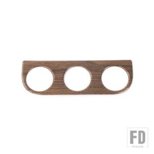 ジープ ラングラー JK 2011-2017 カーインテリア空調スイッチノブパネル装飾カバーアクセサリースタイリング - Wood Grain