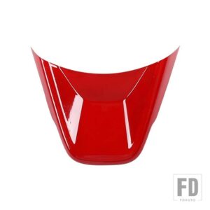 スズキ ジムニー 2019-24 ステアリングホイール装飾カバーインテリアアクセサリー - Red