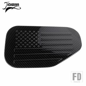 シボレー 燃料タンクキャップ装飾カバー コロラド 2014-19 GMC キャニオン 2014-2022 用 - carbon fiber grain