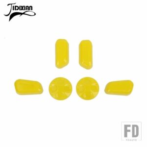 ジープ 車内パワーシート調整ボタン装飾カバーラングラー JL グラディエーター JT 2024 アップアクセサリー - Yellow
