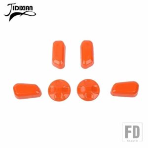 ジープ 車内パワーシート調整ボタン装飾カバーラングラー JL グラディエーター JT 2024 アップアクセサリー - Orange