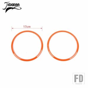 ジープ ラングラー JK 2007-14 車内トップルーフスピーカー装飾カバーアクセサリー - Orange