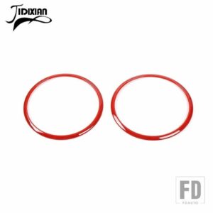 ジープ ラングラー JK 2007-14 車内トップルーフスピーカー装飾カバーアクセサリー - Red